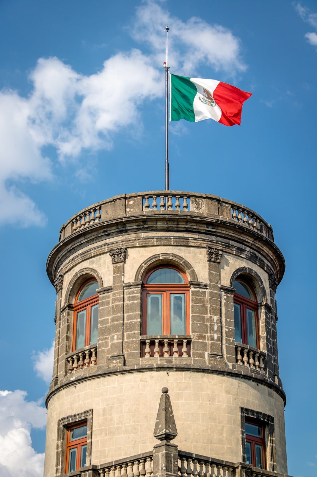 Chapultepec castle tower, Mexico city